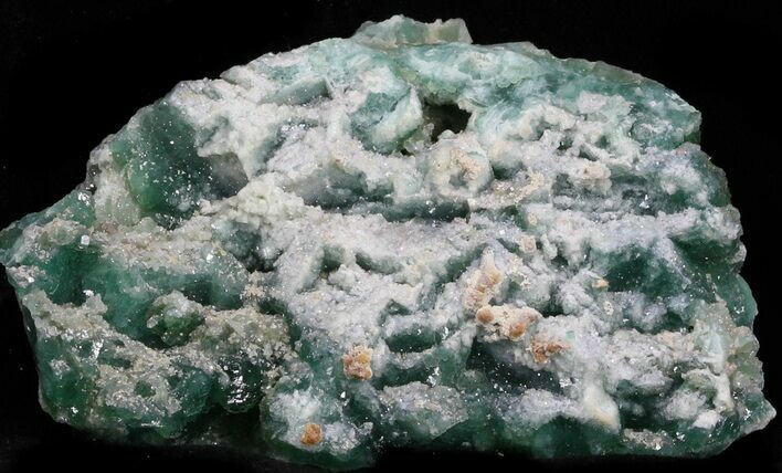 Green Fluorite & Druzy Quartz - Colorado #33354